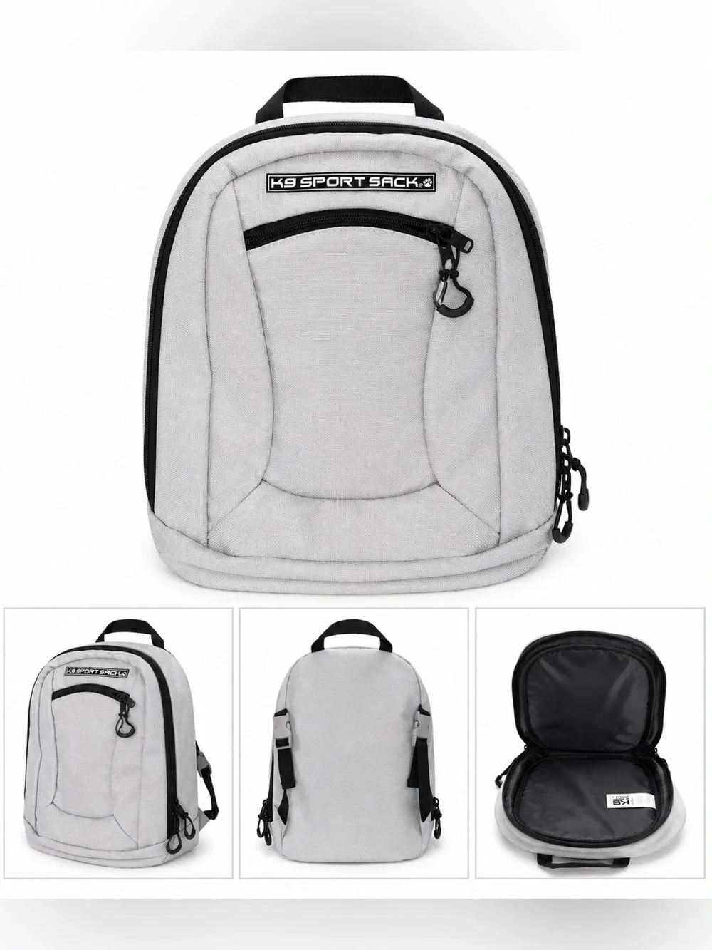 K9 Sport Sack Gray Dog Carrier Backpack Pet Travel Bag NWT Adjustable Straps